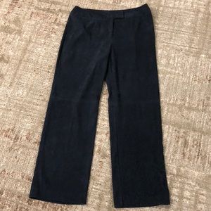 Cozy velour dress pants